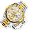 Imported Casio Efr-539 Chronograph Mens Watch Two Tone Colour Steel Strap