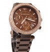 Micheal Kors Parker MK5578, Rare Chocolate Shade Chronograph Watch for Women