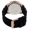 GUESS W0366G3, Men's Masculine Rose Gold-Tone and Black latest WATCH.chronograph