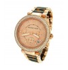 Michael Kors Women's mk5538 Golden-animal print tone Chronograph Watch.NEW