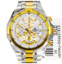 Imported Casio Efr-539 Chronograph Mens Watch Two Tone Colour Steel Strap