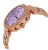 NEW IMPORTED Michael Kors Women's mk6169 parker purple dial/rosegold watch