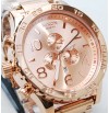 New Nixon Men's 51-30 Rosegold Stainless Steel Chronograph Quartz Watch A083502 