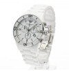 EMPORIO ARMANI AR1424 WHITE CERAMIC CHRONOGRAPH WATCH