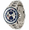 Imported Casio 558 Blue And White Dial With Silver Chain Watch For Men