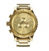 New Nixon Men's 51-30 Gold Stainless Steel Chronograph Quartz Watch A083502