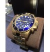 Michael Kors Everest Chronograph Navy Dial Gold-tone Mens Watch MK8267