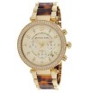 Michael Kors Gold-tone And Tortoise Shell