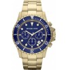 Michael Kors Everest Chronograph Navy Dial Gold-tone Mens Watch MK8267