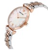 NEW EMPORIO ARMANI AR1683 LADIES TWO TONE GIANNI T-BAR WATCH 