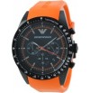 Imported Emporio ARMANI Ar5987 Orange SPORTIVO Chronograph Silicone Men's Watch