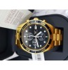 Emporio Armani - Analog Black Dial with Gold Chain Band Original Men's Watch - Golden - Model - AR5857
