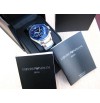Emporio Armani Men's Chronograph Blue Dial Stainless Steel- AR 5860