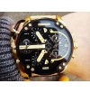 Diesel DZ7333 Mr.Daddy 2.0 Black Gold Dial Quartz Men's Watch