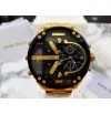 Diesel DZ7333 Mr.Daddy 2.0 Black Gold Dial Quartz Men's Watch