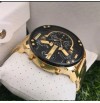 Diesel DZ7333 Mr.Daddy 2.0 Black Gold Dial Quartz Men's Watch