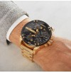Diesel DZ7333 Mr.Daddy 2.0 Black Gold Dial Quartz Men's Watch