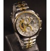 Imported Casio Edifice EF 558 White dial Two Tone Watch For Men