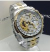 Imported Casio Edifice EF 558 White dial Two Tone Watch For Men