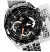 Casio Edifice 550 black dial silver chain for men