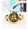 Imported Casio Edifice 540 Black Dial Full Gold Watch For Men New Arrival
