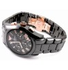 Imported Emporio Armani Men's Ar1410 Black/rose Gold Dial Ceramica Watch