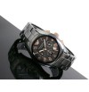 Imported Emporio Armani Men's Ar1410 Black/rose Gold Dial Ceramica Watch
