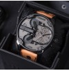 DIESEL DZ7406 MR. DADDY 2.0 BLACK TAN MEN'S WATCH