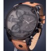 DIESEL DZ7406 MR. DADDY 2.0 BLACK TAN MEN'S WATCH