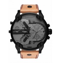 DIESEL DZ7406 MR. DADDY 2.0 BLACK TAN MEN'S WATCH