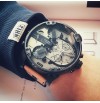 DIESEL DZ7406 MR. DADDY 2.0 BLACK TAN MEN'S WATCH