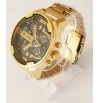 DIESEL Mr. Daddy 2.0 Gold-tone Black Dial Stainless Steel Watch DZ7371