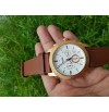 Imported Fossil Grant FS 5172 Chronograph Black Dial Brown Leather Men'S Watch