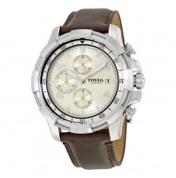 Fossil  Dean Analog Cream Dial Men's Watch - FS5114