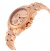 Michael Kors MK6066 Ladies Bradshaw Chronograph Rose Gold Watch