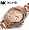 Michael Kors MK5613 Runway Glitz Mini Blair Rose Gold Crystal Watch