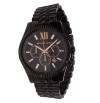 Michael Kors MK 8467 Men's Lexington Black Dial Black IP Steel Bracelet Chronograph watch