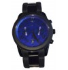 Michael Kors Mercer Mk8326 Blue Mens' Black Ion Analog Watch
