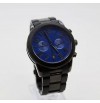 Michael Kors Mercer Mk8326 Blue Mens' Black Ion Analog Watch