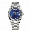 ROLEX Day-Date 40 Blue Dial White Silver President Automatic Men's Watch Imported