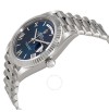 ROLEX Day-Date 40 Blue Dial White Silver President Automatic Men's Watch Imported