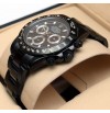 ROLEX OYSTER PERPETUAL DAYTONA FULL BLACK SWISS AUTOMATIC WATCH FOR MEN