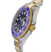 Rolex Submariner Blue Index Dial Oyster Bracelet Two Tone Mens Watch