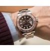 ROLEX Yacht-Master Chocolate Dial Steel and Everose Gold Oyster Men's Watch