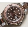 ROLEX Yacht-Master Chocolate Dial Steel and Everose Gold Oyster Men's Watch