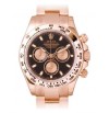 Imported ROLEX Cosmograph Daytona Black Dial 18K Everose Gold Oyster Automatic Men's Watch