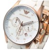 Original Armani AR5920 women/girl/ladies chronograph watch white colour