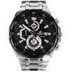 Imported Casio Edifice EFR 539 Chronograph Mens Watch Black Dial Steel Strap New Arrival