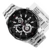 Imported Casio Edifice EFR 539 Chronograph Mens Watch Black Dial Steel Strap New Arrival