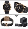 Emporio Armani AR5905 black dial For Men's Chronograph Watch